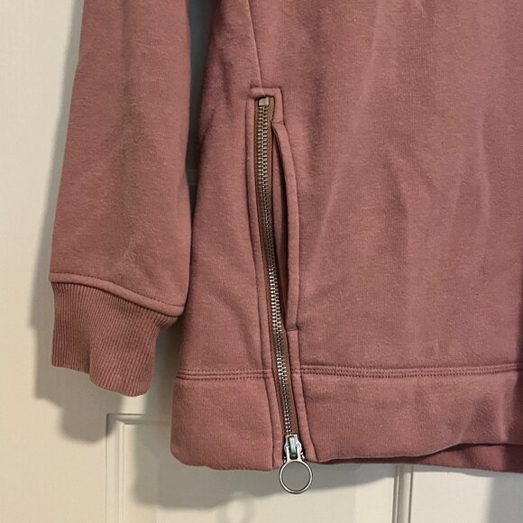 Athleta Cozy Karma Side Zip Funnel Neck Sweatshirt - Picture 3 of 5